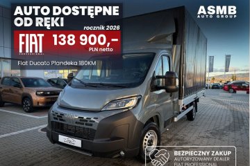 2026 !! Fiat Ducato PLANDEKA 180 KM !