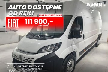111 900,00 netto ! L4H3 140 KM ! Fiat Ducato z 2025 roku ! OD RĘKI !