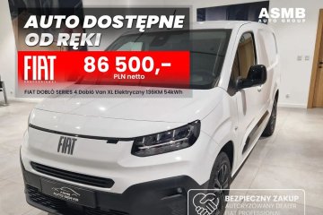 Fiat Doblo ELEKTRYCZNY ! 136KM 54kWh !
